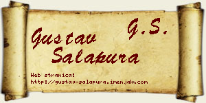 Gustav Salapura vizit kartica